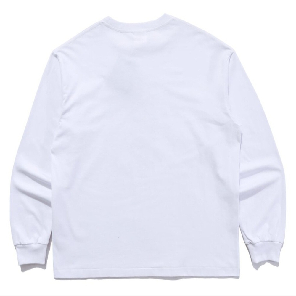 A Bathing Ape Men College White Long Sleeve Tee SIze XXL ( NWT) - Picture 2 of 2